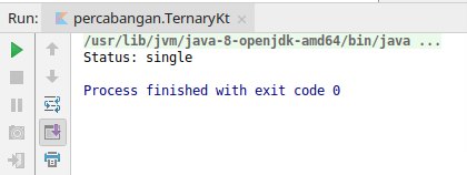 Percabangan Ternary operator pada kotlin