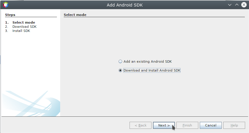 add Android SDK di Netbeans