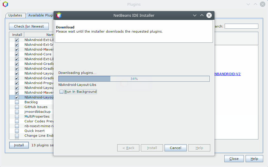 Install Plugin Android untuk Netbeans