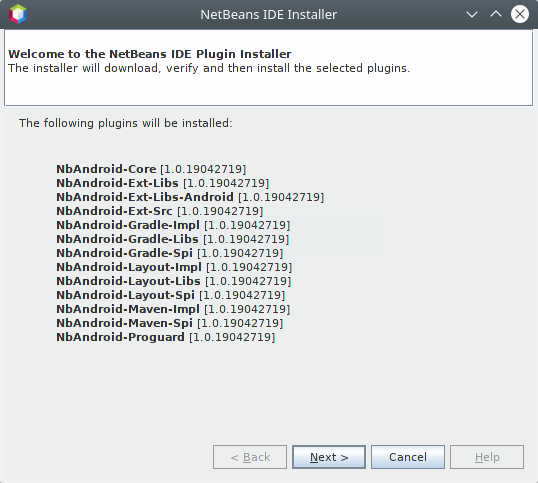Install Plugin Android untuk Netbeans