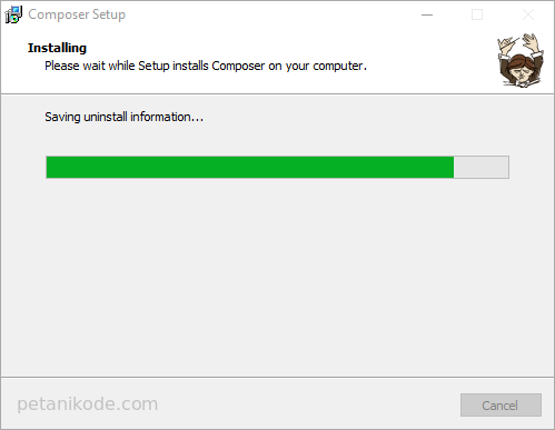 Proses Download Composer