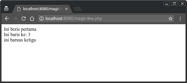 Hasil Magic Constants LINE
