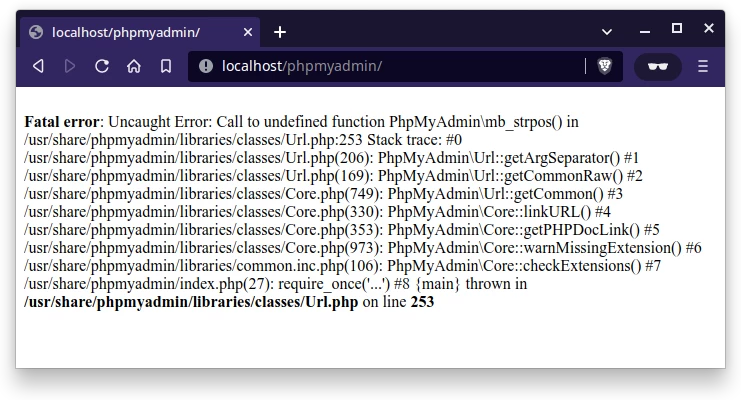 phpmyadmin-php-8-error