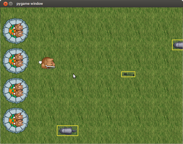 Objek rectangle pada game