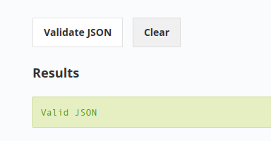 json valid