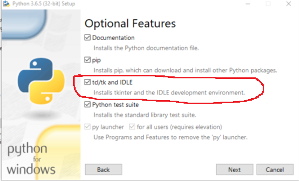 Install Tkinter di Windows