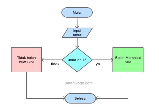 Flowchart Struktur IF/Else