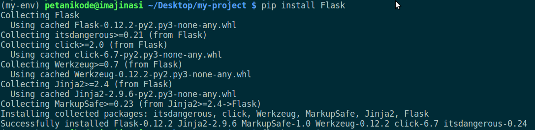 Instalasi Flask