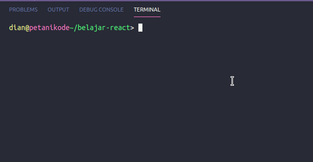 Build proyek reactjs dengan Yarn