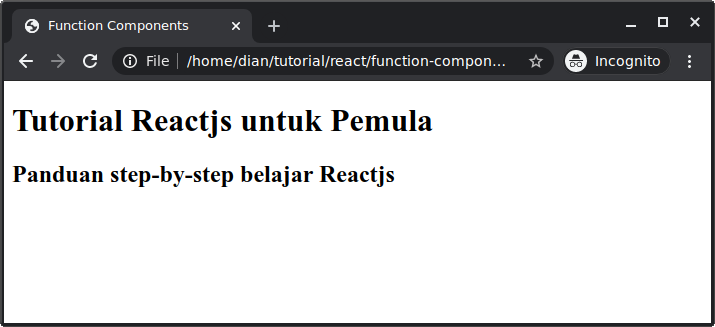 Demo Function Component