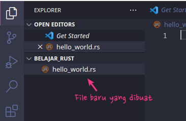 file baru hello world