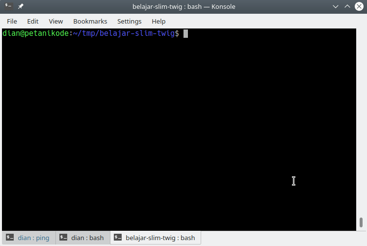 Instalasi Twig Template