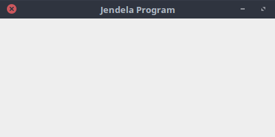 Jendela pertama dengan Swing