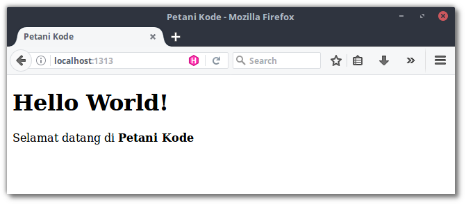 Hasil percobaan tema kacang