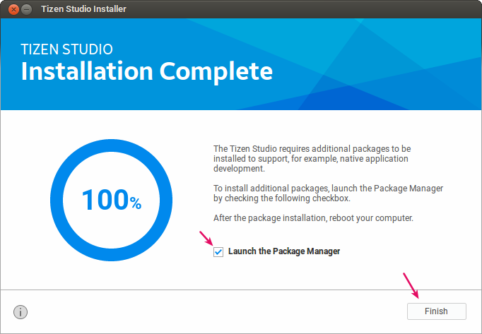 Instalasi Tizen Studio di Linux