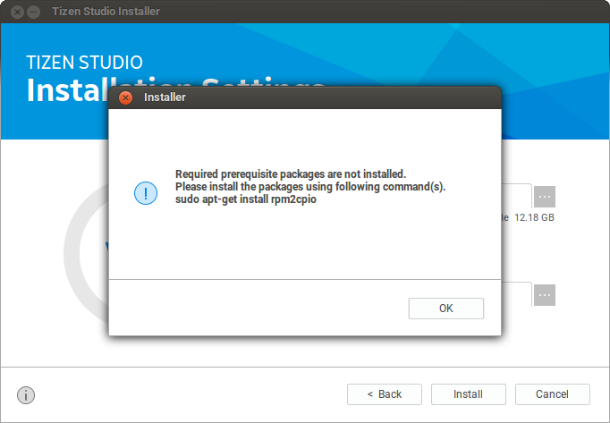 Instalasi Tizen Studio