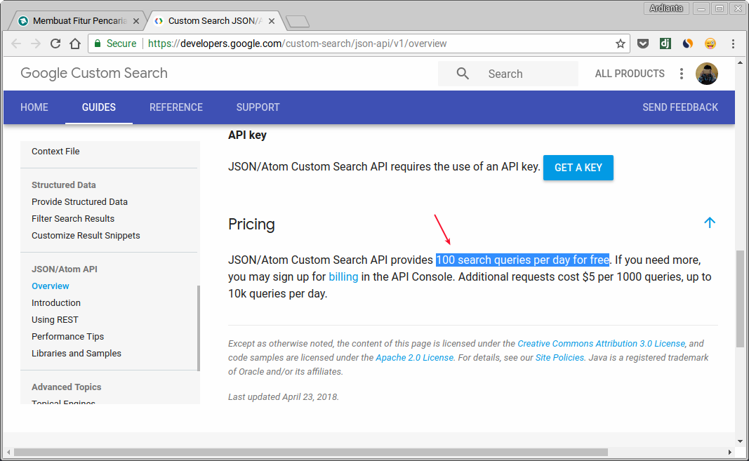 Batasan penggunaan CSE per Hari